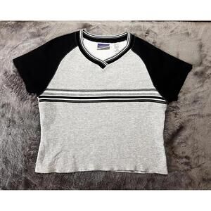 North Crest 90s Inspired Stripped Tee